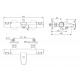 Thermostatische Badewannenarmatur CeraTherm T25 A7206AA Ideal Standard