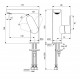 Basin faucet CeraFine O BC555XG Ideal Standard