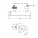 Wall-mounted battery Jado Neon A5573AA Ideal Standard