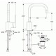 Sink faucet Jado Neon A5569AA Ideal Standard