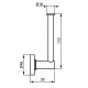 Držák toaletního papíru IOM A9132XG Ideal Standard