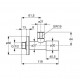 Design angle valve CELIA A3491AA Ideal Standard