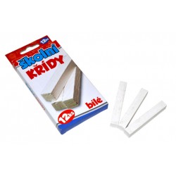 Křídy školní bílé 12 ks