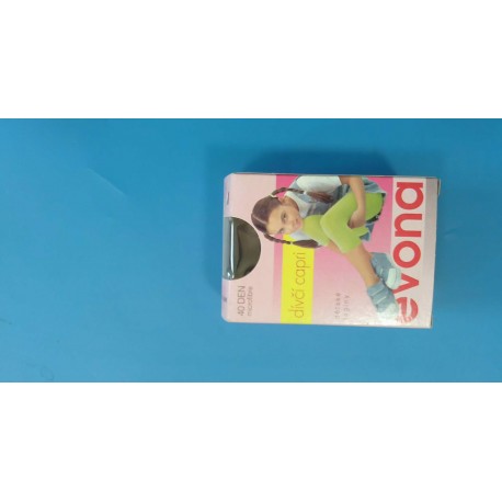 Dívčí capri legíny 40 DEN Evona 134-68  černé