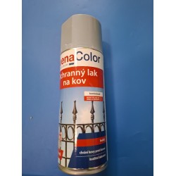 Ochranný lak na kov Stříbřitě šedý