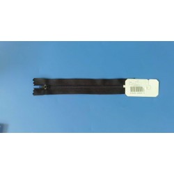 Zip plastový černý 14cm