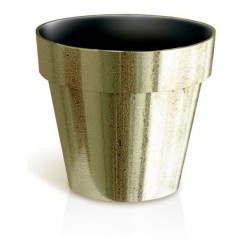 Květináč Prosperplast Cube 1,2 l zlatý
