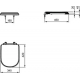 Schiebesitz Calla T627801 Ideal Standard NC