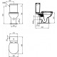 Záchodová doska Connect E712801 Ideal Standard