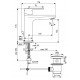 Washbasin faucet Cerafine model 0 BC699U4 Ideal Standard